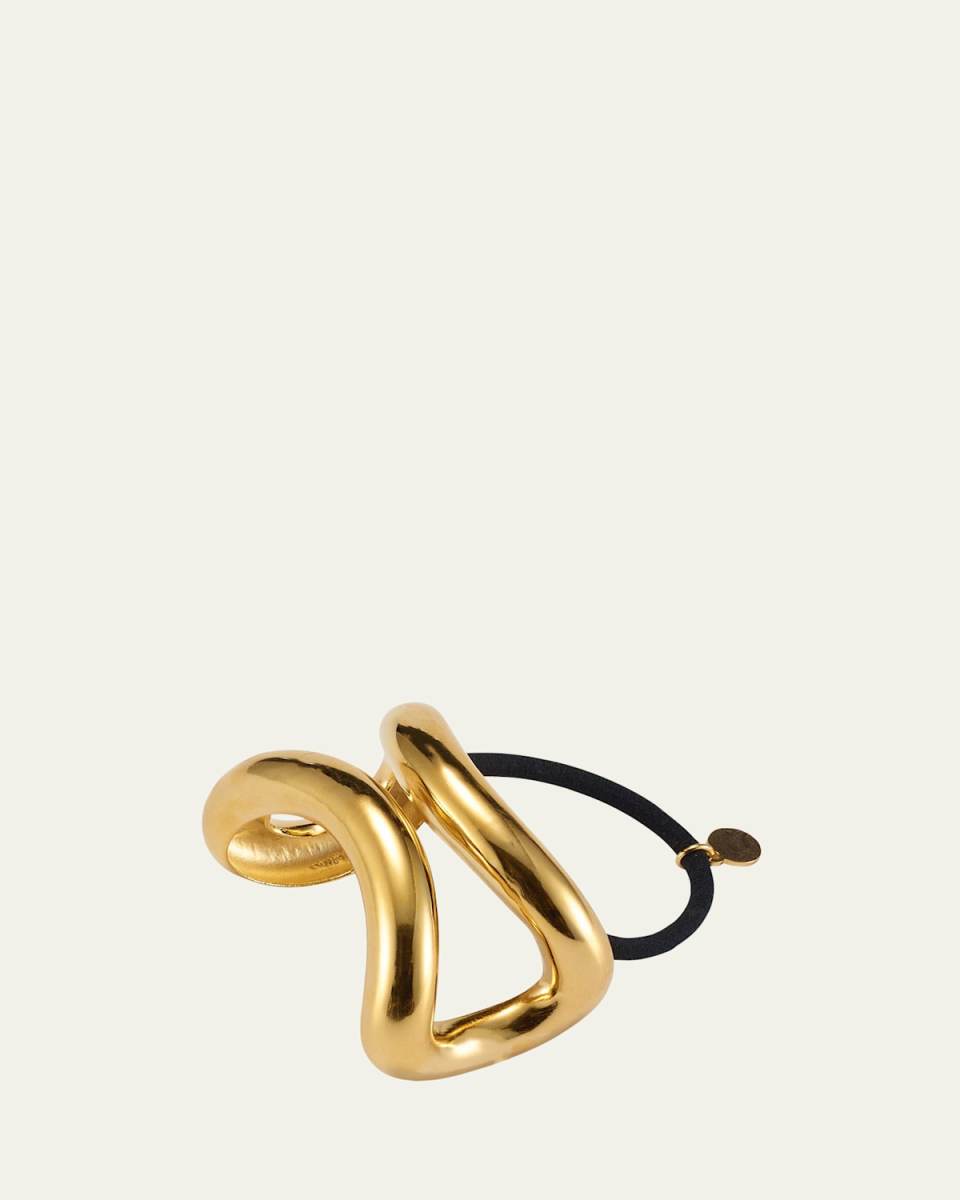 Glossy Arched Ponytail Cuff